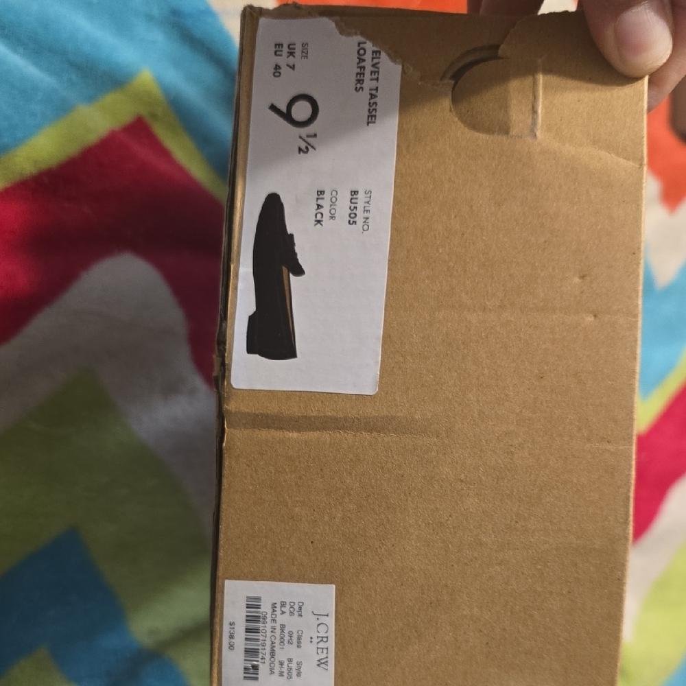 J.Crew Black Leather Loafers